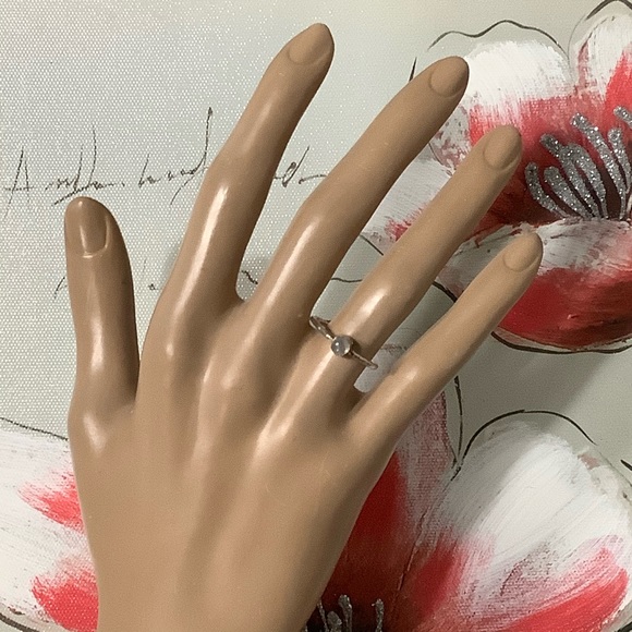 🌸 3PC PENDANT GEMSTONE NECKLACE LEAF EARRINGS RING MOONSTONE BUNDLE SET SILVER - Picture 10 of 12